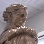 mountaineer statue cast